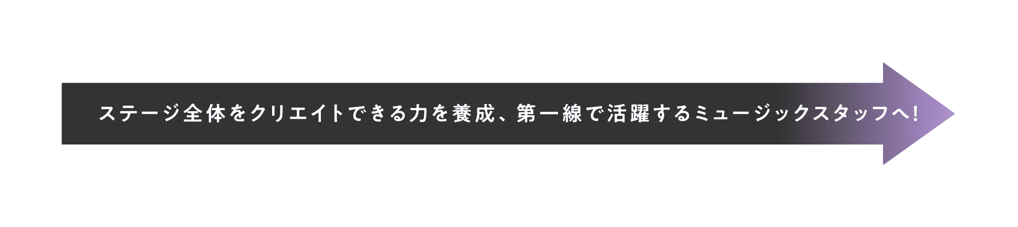 ステージ全体をクリエイトできる力を養成、第一線で活躍するミュージックスタッフへ！